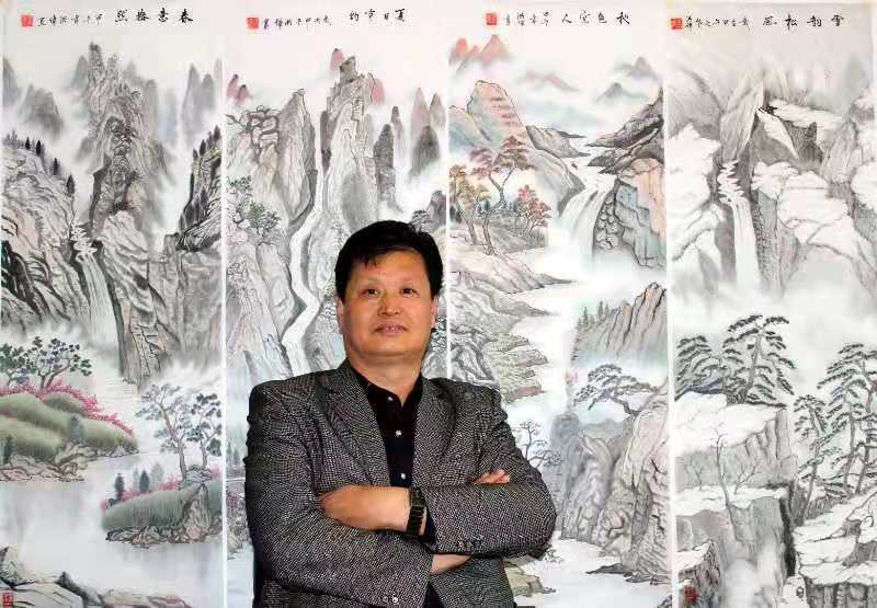 画家书法家李洪伟个人艺术简介,李洪伟画家简介,李洪伟作品价格,李洪伟个人简介,李洪伟艺术作品,书法家李洪伟简介,画家李洪伟简介