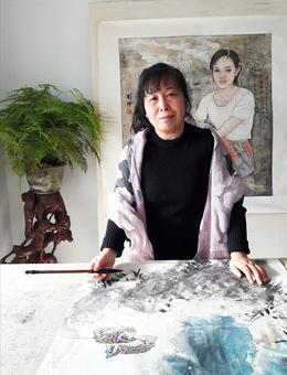 画家书法家刘玲个人艺术简介,刘玲画家简介,刘玲作品价格,刘玲个人简介,刘玲艺术作品,书法家刘玲简介,画家刘玲简介