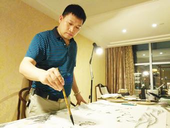画家书法家褚云飞个人艺术简介,褚云飞画家简介,褚云飞作品价格,褚云飞个人简介,褚云飞艺术作品,书法家褚云飞简介,画家褚云飞简介