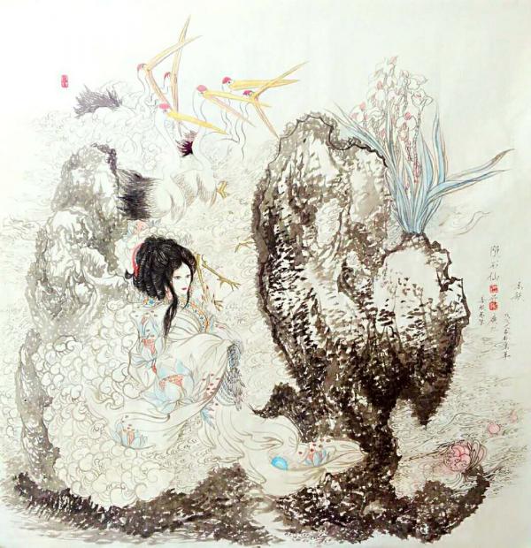 画家书法家赵娜个人艺术简介,赵娜画家简介,赵娜作品价格,赵娜个人简介,赵娜艺术作品,书法家赵娜简介,画家赵娜简介