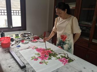 画家书法家程静个人艺术简介,程静画家简介,程静作品价格,程静个人简介,程静艺术作品,书法家程静简介,画家程静简介