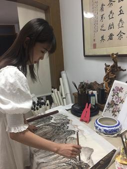画家书法家张倩个人艺术简介,张倩画家简介,张倩作品价格,张倩个人简介,张倩艺术作品,书法家张倩简介,画家张倩简介