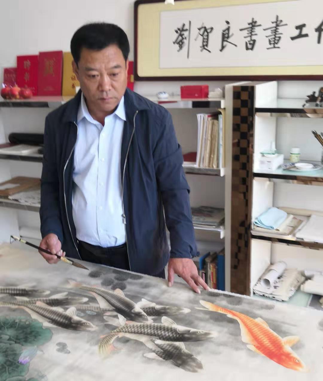 画家书法家刘贺良个人艺术简介,刘贺良画家简介,刘贺良作品价格,刘贺良个人简介,刘贺良艺术作品,书法家刘贺良简介,画家刘贺良简介