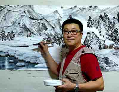 画家书法家苗松波个人艺术简介,苗松波画家简介,苗松波作品价格,苗松波个人简介,苗松波艺术作品,书法家苗松波简介,画家苗松波简介