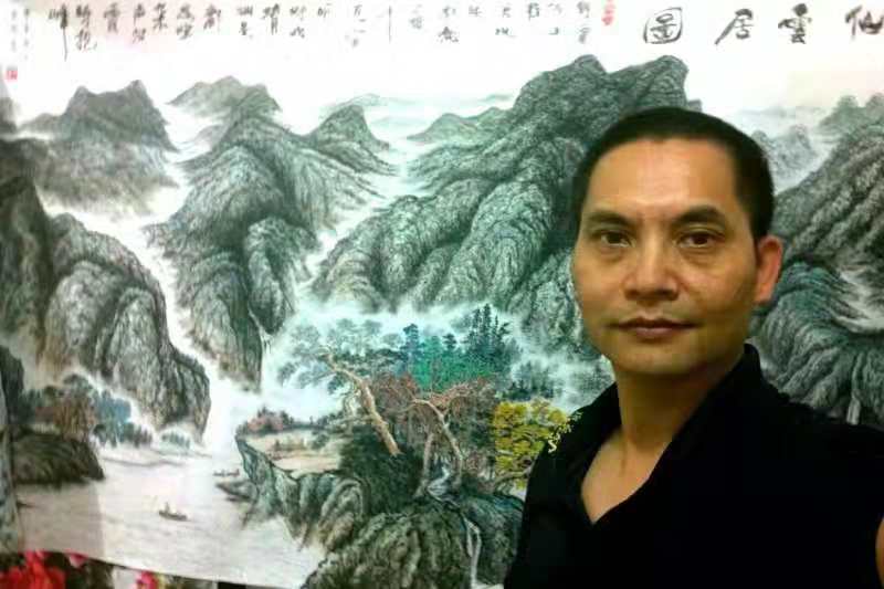 画家书法家花宁个人艺术简介,花宁画家简介,花宁作品价格,花宁个人简介,花宁艺术作品,书法家花宁简介,画家花宁简介